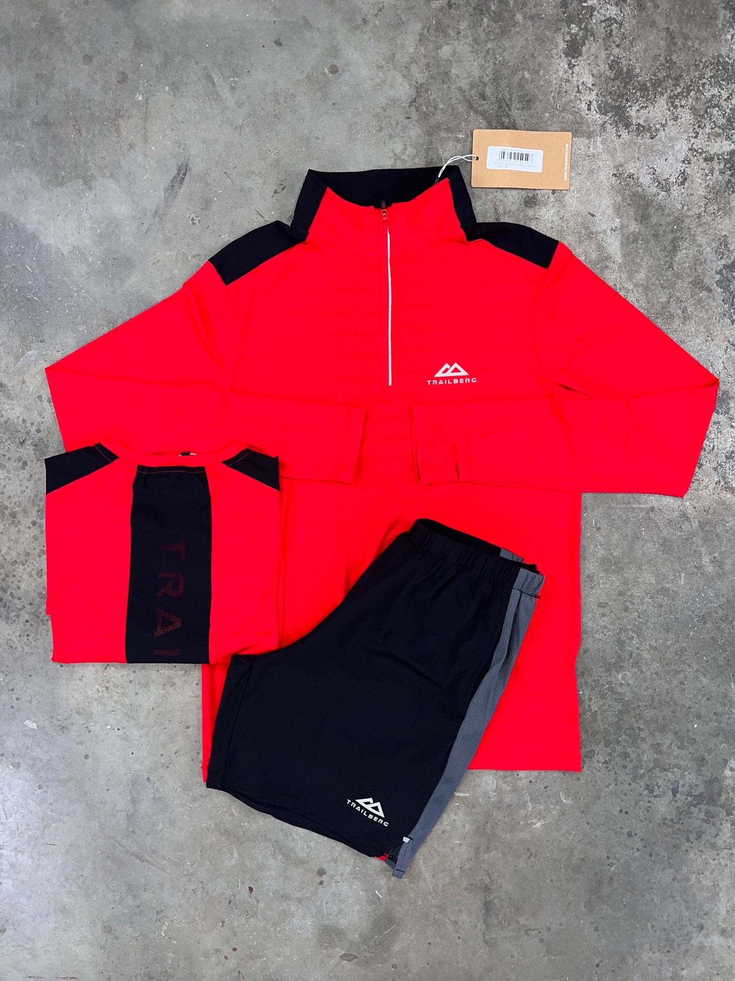 Trailberg Cloud 2.0 Black/Red Set - 3 Piece