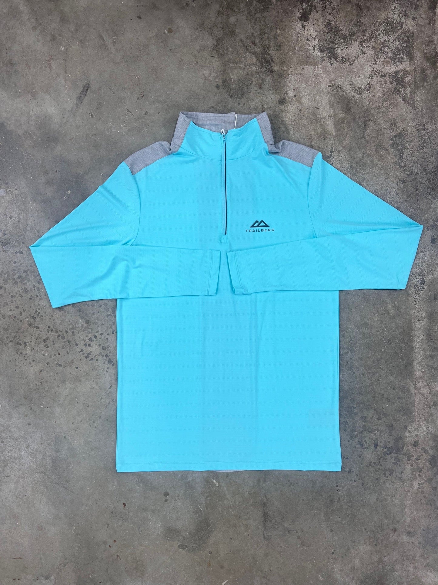 Trailberg Cloud 2.0 Quarter Zip - Turquoise