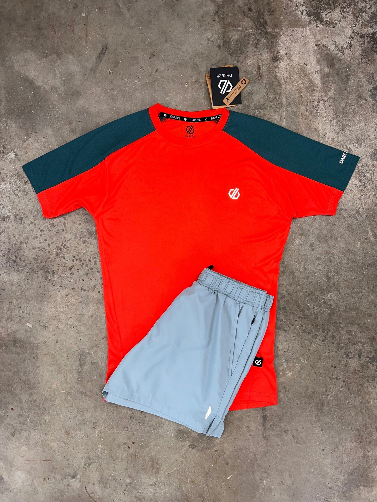 Dare2b Discernible Trail Blaze Set - T Shirt / Grey Shorts